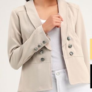 Jack by BB Dakota Beige Blazer